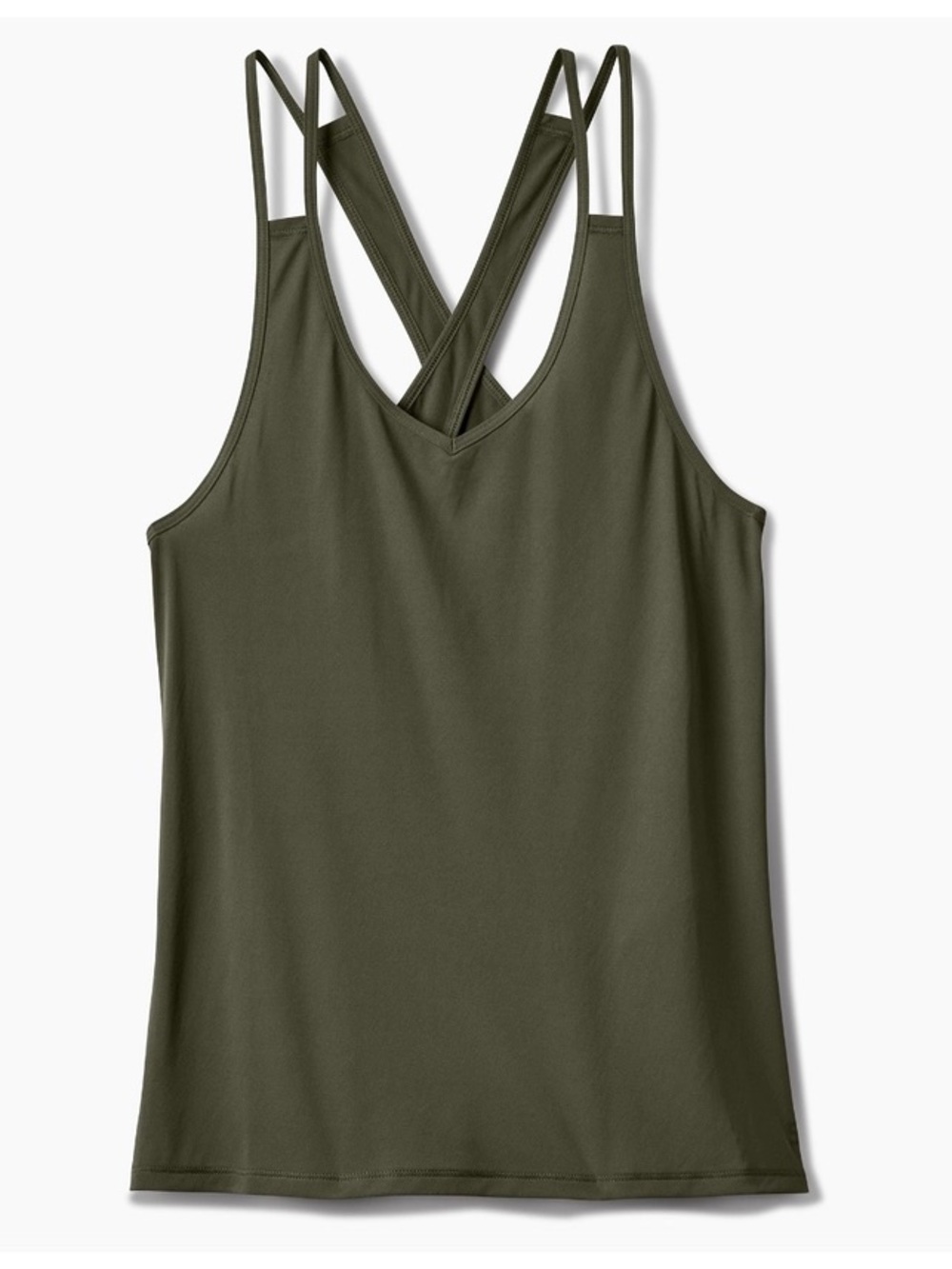 5.11 Tactical Olive Tank Top with Double Crisscross Straps